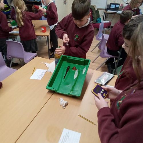 States of Matter - Investigating which liquid travels the fastest​​​​​​​